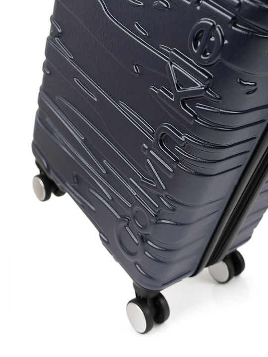 Calvin Klein Reisekoffer Kabinen Blau mit 4 Räder
