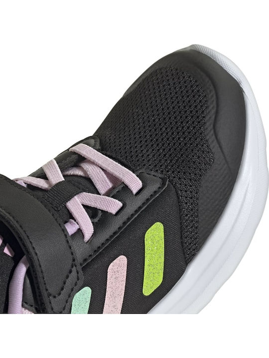 Tensaur Run 2.0 Αθλητικά Παιδικά Παπούτσια με Σκρατς Core Black / Clear Mint / Clear Pink