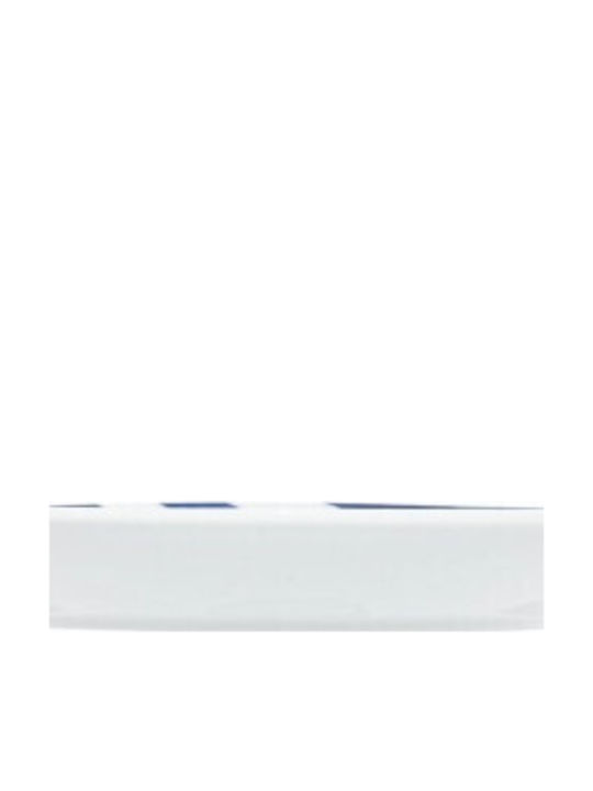 Estia Ligne Shallow Blue Plate with Diameter 20cm 6 Pieces