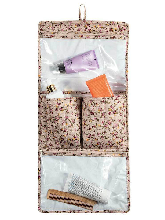Handmade Hanging Organizer Case Moka Flower Amaryllis