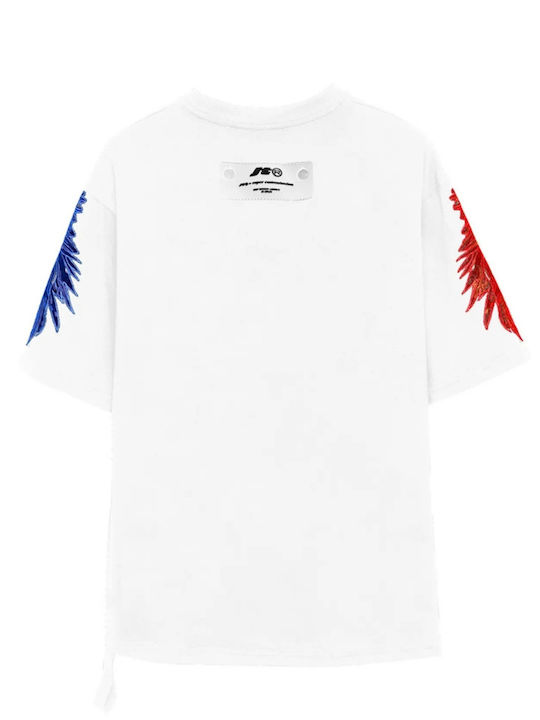 Mod Wave Movement T-shirt Λευκό