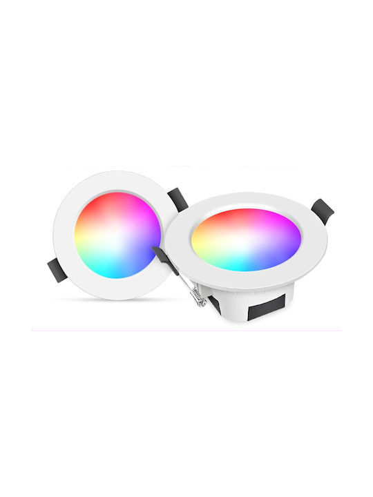 Recessed Spot with Built-in LED RGB White 10pcs