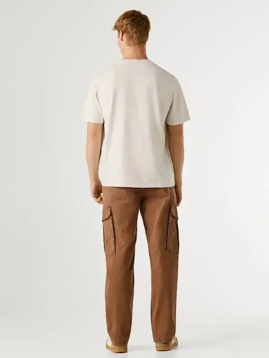 T-Shirt Elfenbein Weiß
