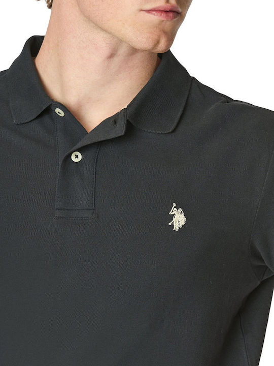 Polo Short Sleeve Black Shirt