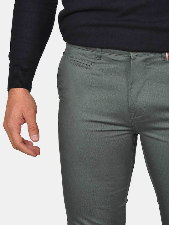 Herrenhose Chino Elastisch Khaki