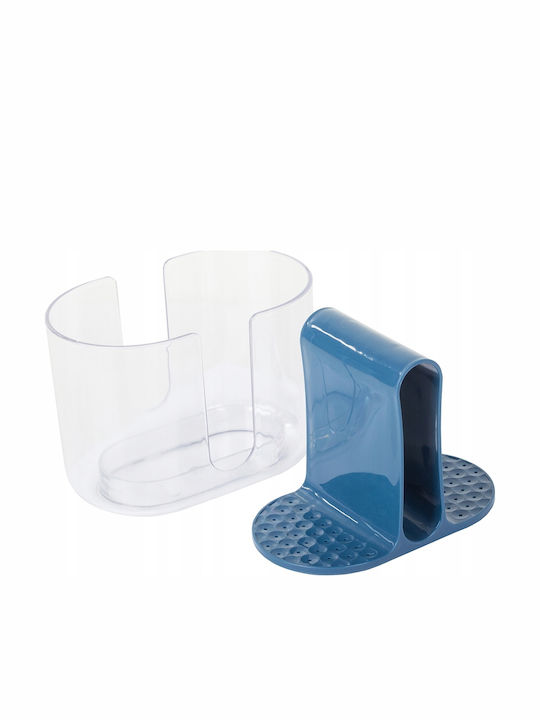 Abtropfgestell Für Besteck Blau 16x10x13cm