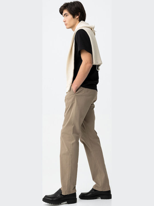 Trousers In Relaxed Fit Beige