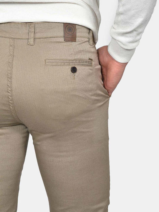 Herrenhose Chino Elastisch Khaki