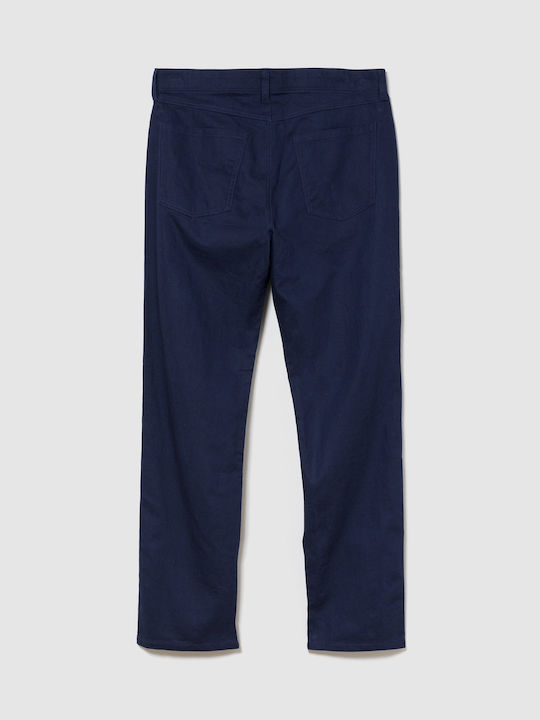 Trousers in Relaxed Fit Military Blue