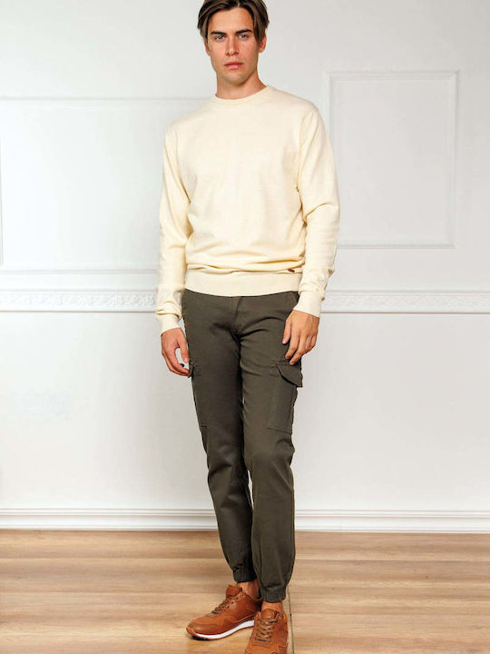 Men's Trousers Cargo Regular Fit Olive