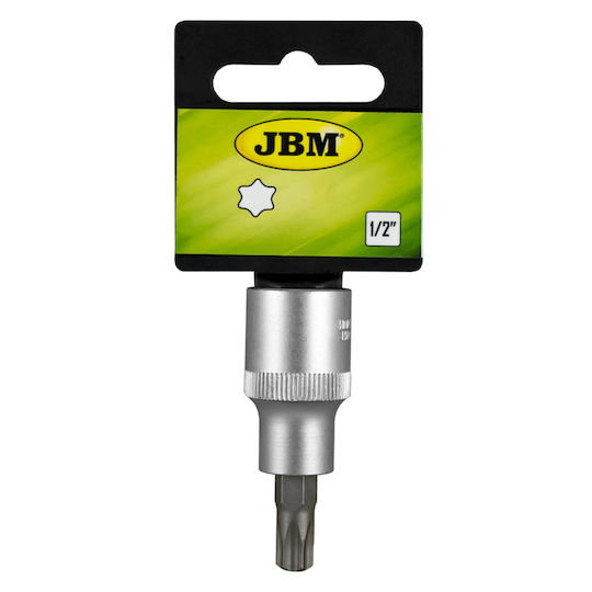 JBM Cheie tubulară cu Vârf Torx și Patrat de Prindere 1/2'' Dimensiune T100x55mm 1buc