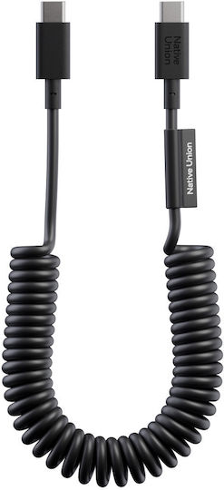 Native Union USB 2.0 Cable USB-C male - USB-C 60W PD Μαύρο 1.2m