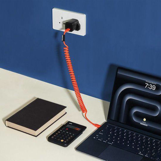 Native Union USB 2.0 Cable USB-C male - USB-C 60W PD Μαύρο 2.4m