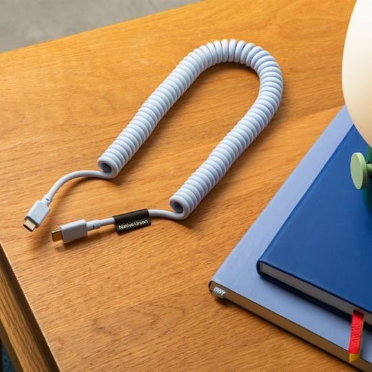 Native Union USB 2.0 Cable USB-C male - USB-C 60W PD Μπλε 2.4m