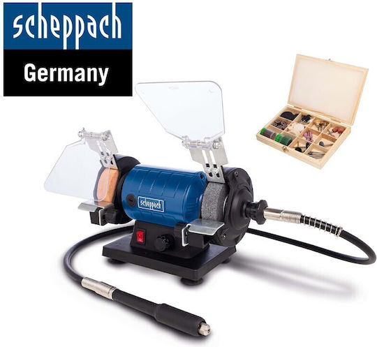 Scheppach Δίδυμος Τροχός 5903112901 με Ισχύ 120 Watt