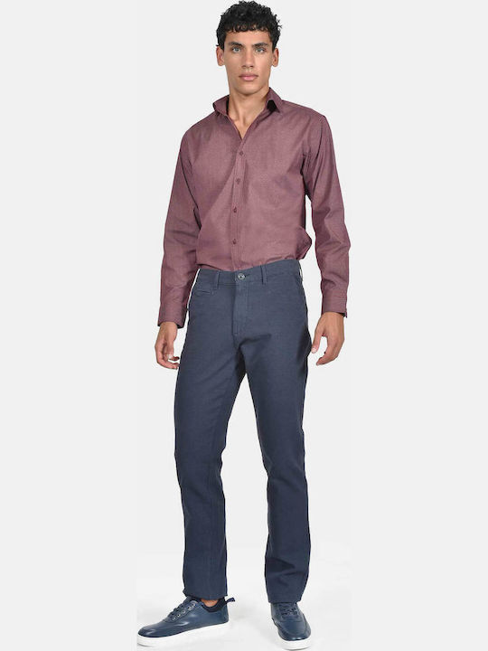 Men's Trousers Chinos Elastic Regular Fit Navy