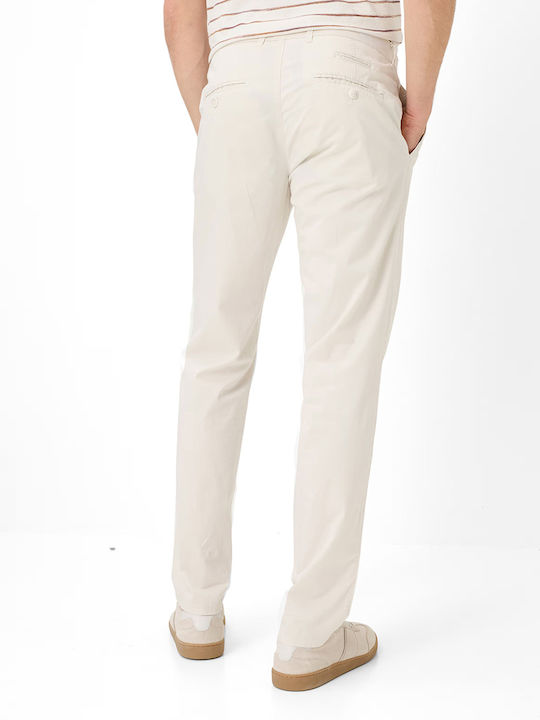 Παντελόνι Chino Ελαστικό σε Ίσια Γραμμή Cream