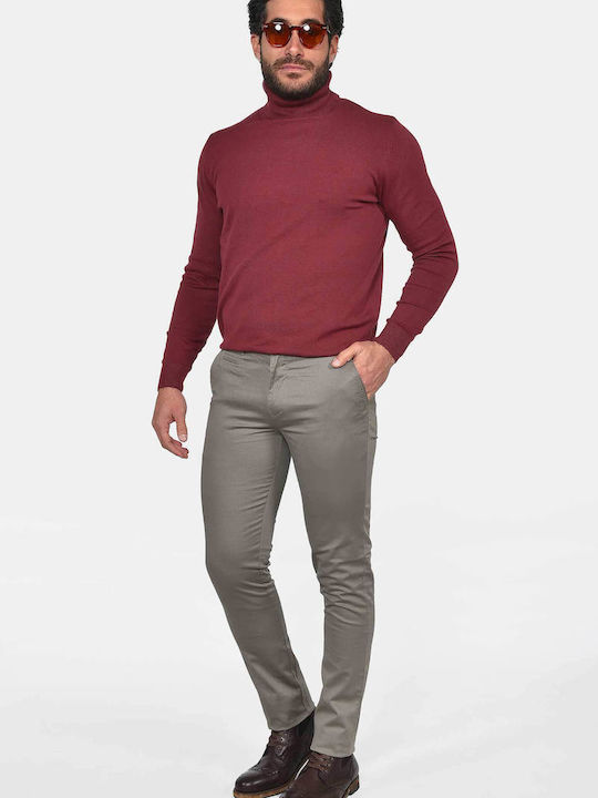 Men's Trousers Chinos Elastic Grey