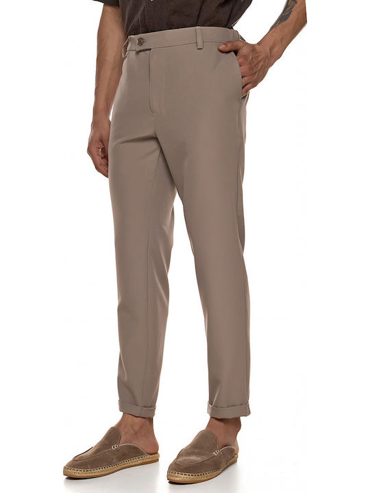 Elastic Gray Men's Trousers