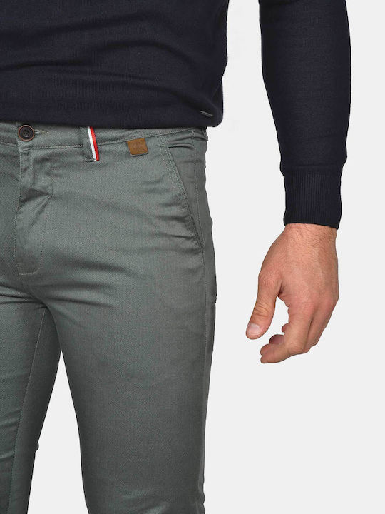 Men's Trousers Chinos Elastic Grey