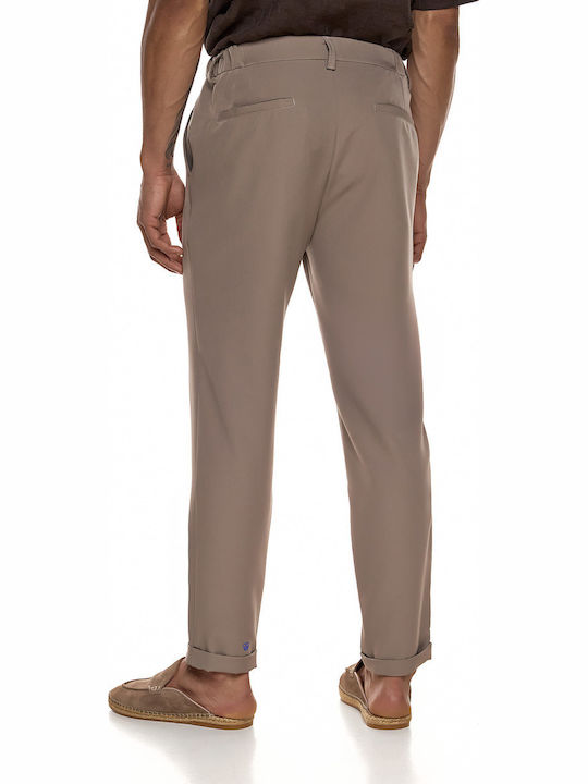 Elastic Gray Men's Trousers