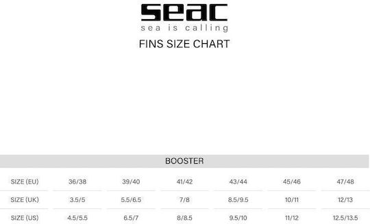 Seac Flipper Tauchen Booster Camo 71-52cbw Lange Blaue