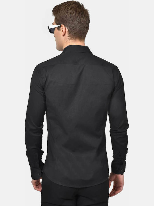 Long Sleeve Shirt in Narrow Fit Olive