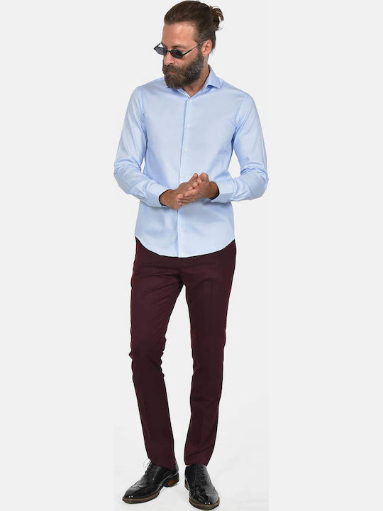 Long Sleeve Shirt in Regular Fit Light Blue