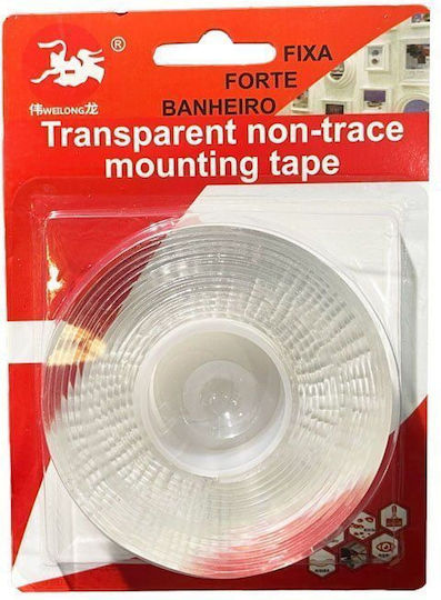 Transparent Non-Trace Mounting Tape Transparent Adhesive Tape Yellow