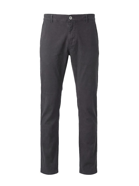 Chino Elastic Trousers in Regular Fit Gray