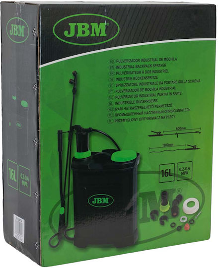 JBM Ψεκαστήρας Πλάτης με Χωρητικότητα 16lt