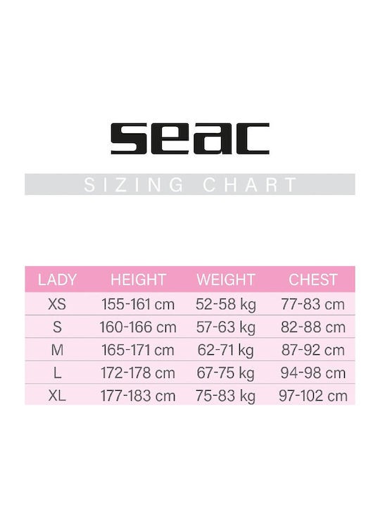 Seac Taucheranzug 2mm Lover Long Lady 155-37n
