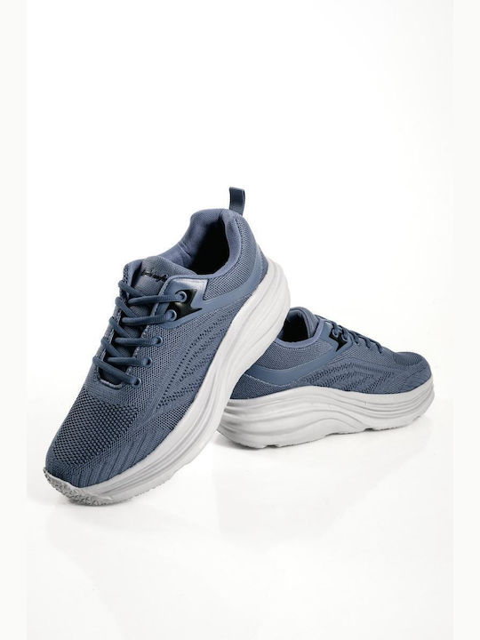 Herren Sneakers Dunkles Hellblau