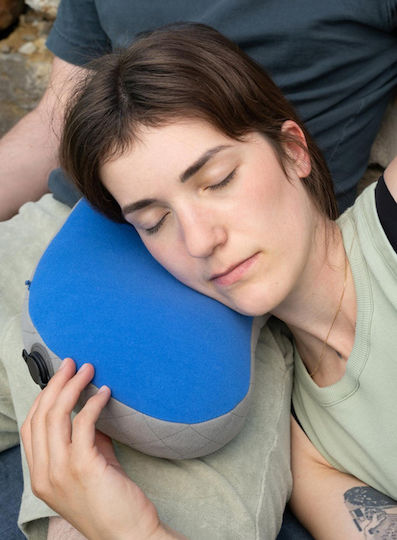 Cocoon Inflatable Blue Travel Pillow