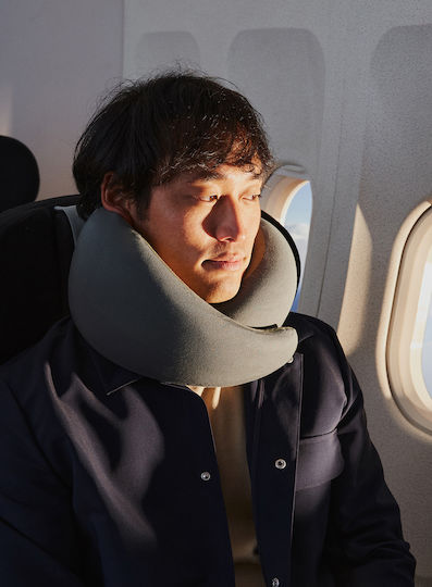 Ostrichpillow Beige Memory Foam Travel Pillow