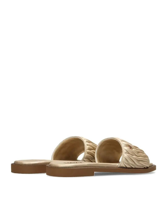 Women's Flat Sandals Gold