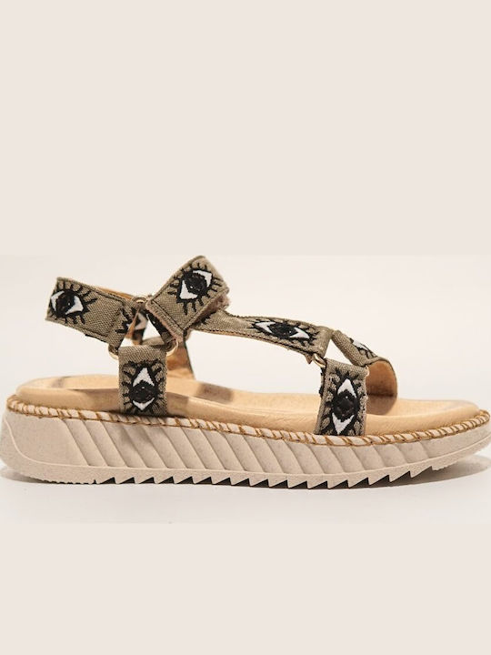 Leather Women's Anatomic Beige Sandals