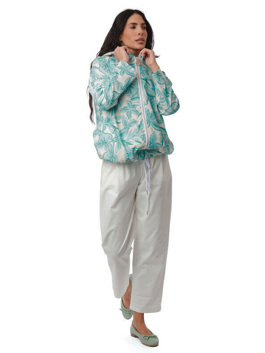Women's Jacket for Winter Floral