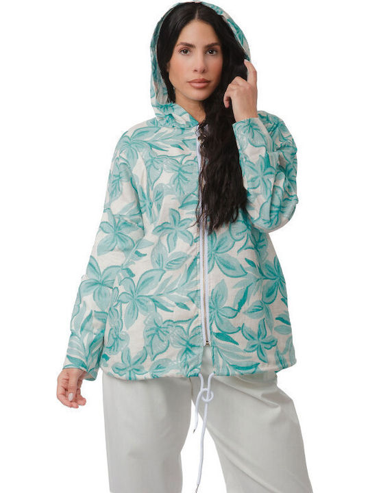 Women's Jacket for Winter Floral