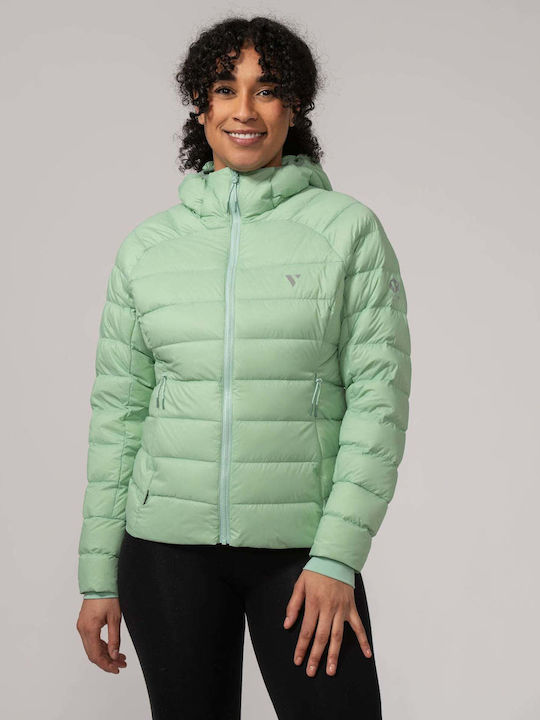 Langes Damenjacke Für Winter Mint