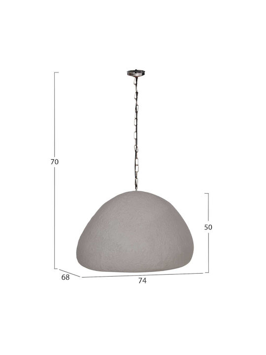 Candelabru Suspendat Gri 74x68x50cm