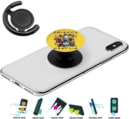 Friends Dont Lie Stranger Things Pop Sockets Suport Telefon Negru