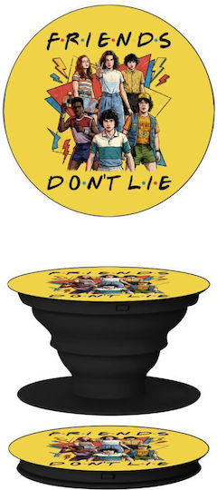 Friends Dont Lie Stranger Things Pop Sockets Suport Telefon Negru