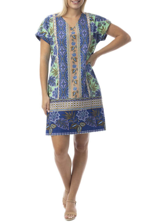 Orientique Rochie All Day Albastru Deschis