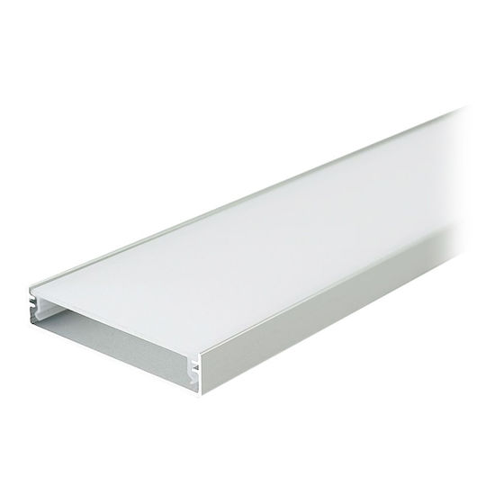 Profil De Aluminiu Led Benzi Acoperire Opală 2m 50x10mm V-tac – 24102