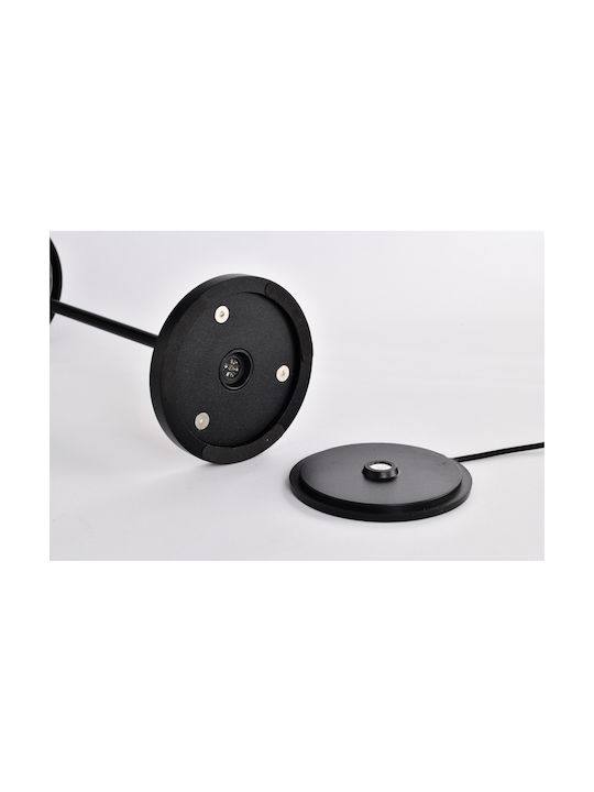 Zambelis Lights Επιτραπέζιo Φωτιστικό LED Εξωτερικού Χώρου 2W με Θερμό Λευκό Φως Μαύρο