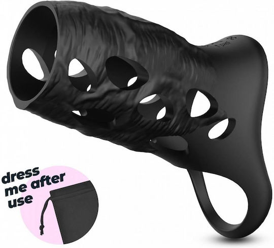 Crushious Batiatus Penis Armour Ring  Vibration Black 12cm | Skroutz.gr