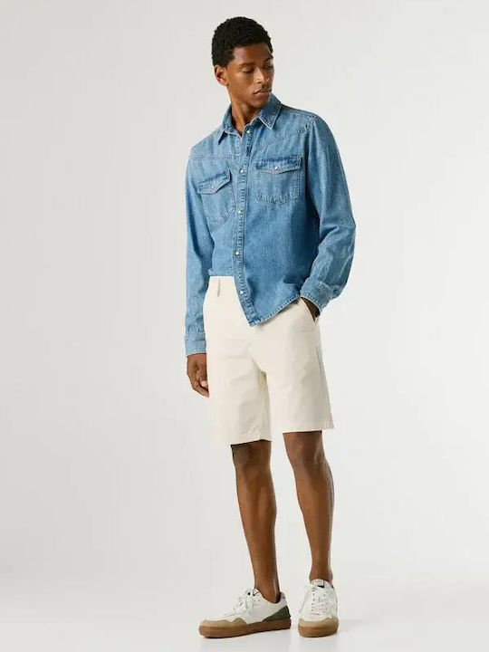 Men's Chino Shorts Ivory White
