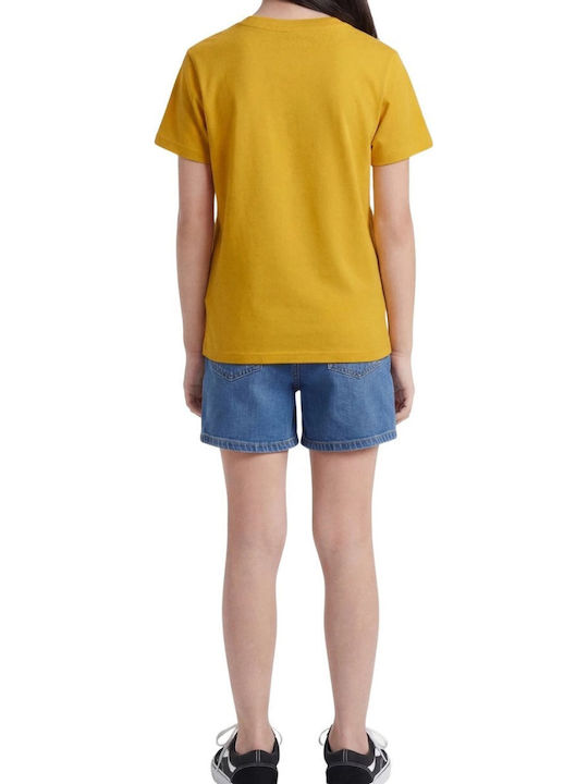 Kids T-shirt Yellow Screaming Hand