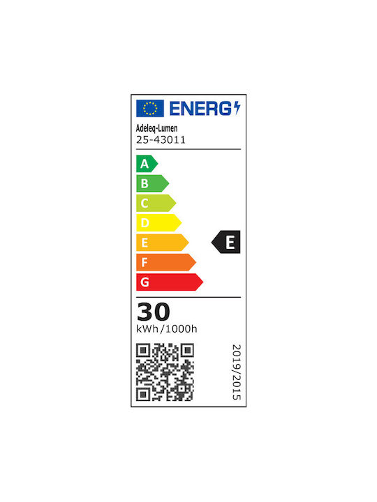 Adeleq LED Φυσικό Λευκό Σποτ σε Μαύρο Χρώμα